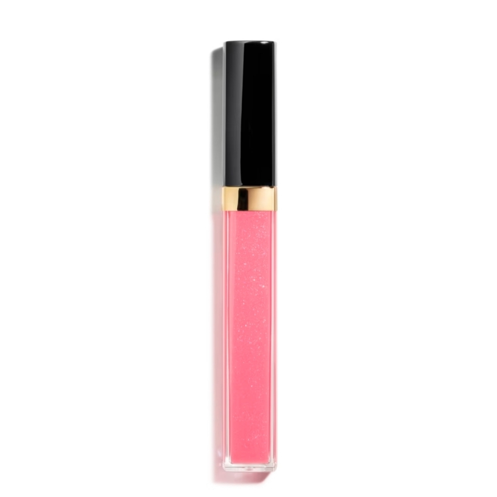 CHANEL Rouge Coco Gloss Moisturizing Glossimer in 728 Rose Pulpe AUTHENTIC - Picture 2 of 16